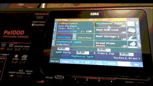 Démo Korg PA1000 61 смотреть онлайн