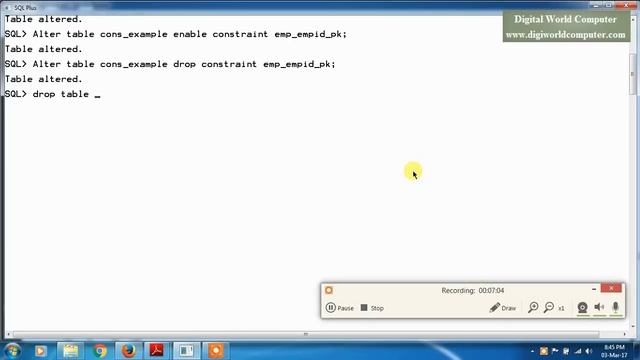 Chapter 12 Data Definition Language DDL Part 2 смотреть онлайн