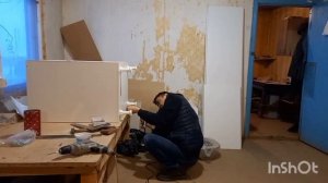 Сборка кухонного гарнитура. Тумба под посудомойку. Мебель своими руками.