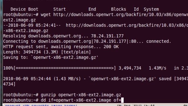 openWRT Backfire VirtualBox install смотреть онлайн