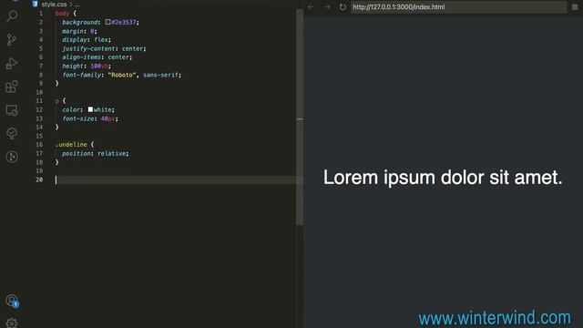 Curved Text Underline with CSS смотреть онлайн