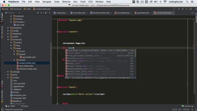 some more feature of blade template in laravel 5.7 || blade templates in laravel || laravel master смотреть онлайн