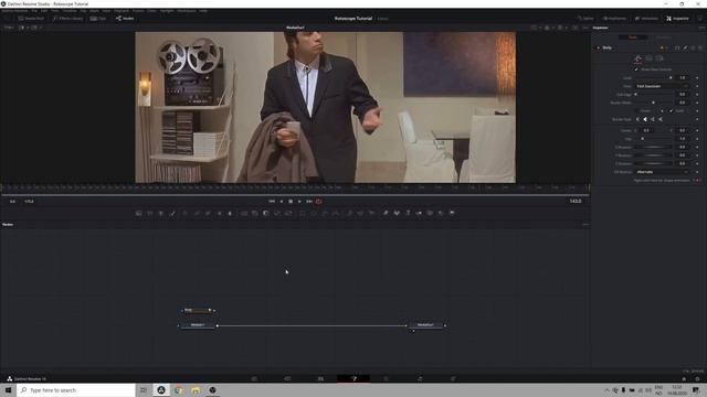 DaVinci Resolve: Rotoscoping - How to remove the background from video. смотреть онлайн