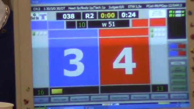 Бой 034 (Золотой Даянг 2013) Taekwondo WTF Даянг №2 смотреть онлайн