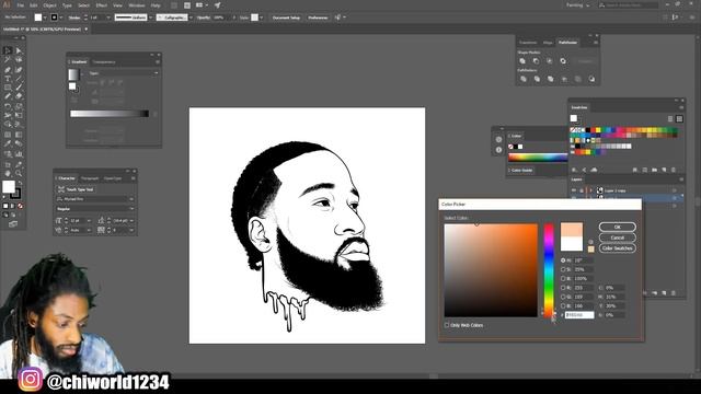@markbelly / Speedart / Adobe Illustrator смотреть онлайн