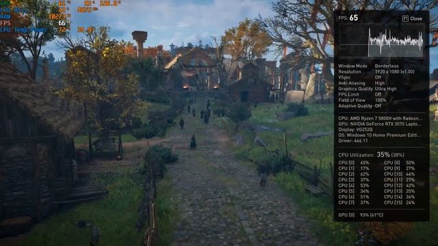 Lenovo Legion 7 | Ryzen 7 5800H | RTX 3070 140W | Tested In 3 Games