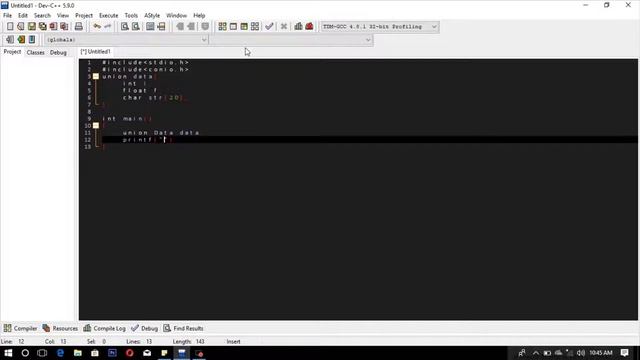 How to use Union structure Function in C language? смотреть онлайн