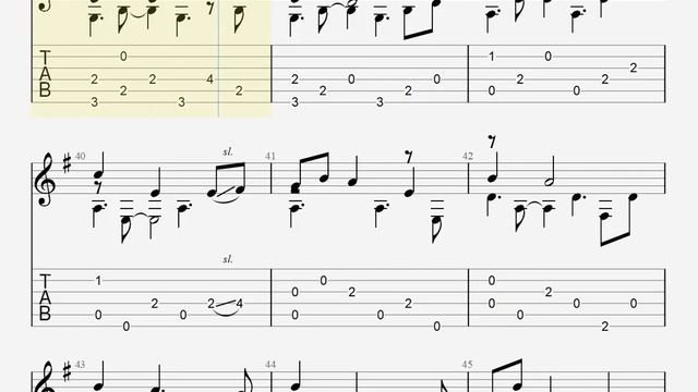 🎶 [原神] 柔風の喜願 Que Le Vent Soit Doux [Fingerstyle Guitar TAB] 🎸