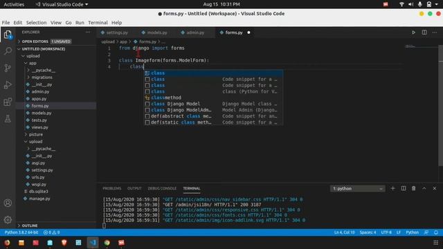 How to upload image using front end in django | Tamil | tutorial 24 смотреть онлайн