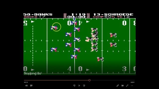 How to stop Bo Jackson in Tecmo Bowl смотреть онлайн