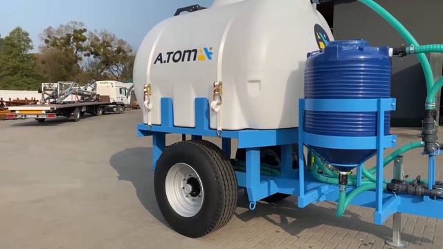 Прицеп цистерна для воды. ✌ Объем 5 кубов. ⭐ ТМ «A.TOM» смотреть онлайн