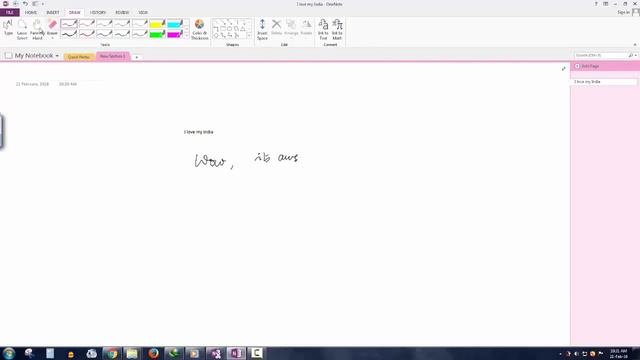 Handwriting recognition-One Note смотреть онлайн