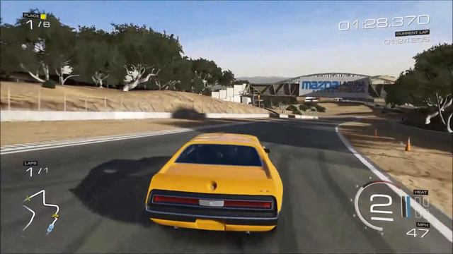 Forza 5 1971 AMC Javelin AMX on Laguna Seca Gameplay смотреть онлайн