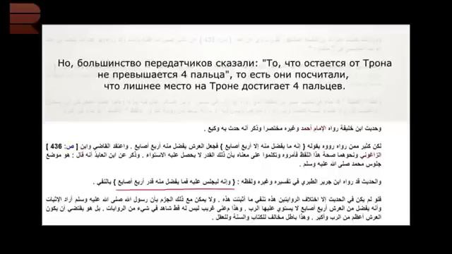 Свободное место на Троне Бога в книге Ибн Теймии смотреть онлайн