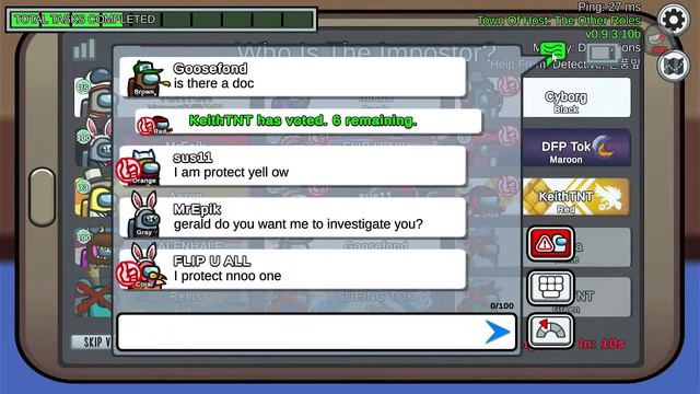 Live RN playing Among Us Town Of Host The Other Roles смотреть онлайн
