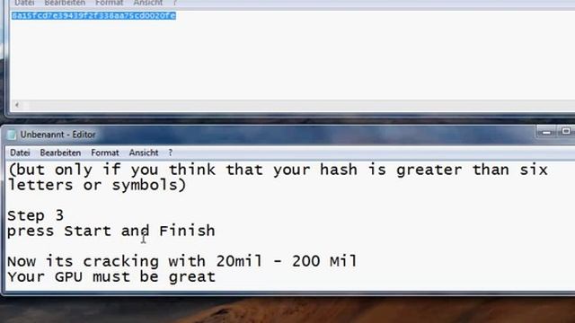 HowTo Bruteforce a MD5-Hash with GPU смотреть онлайн