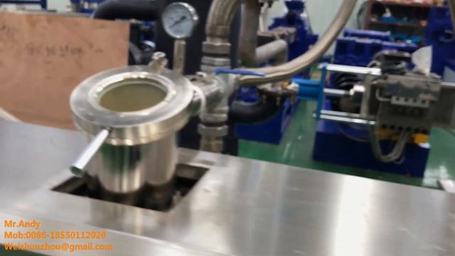 75B twin screw extruder for PET Flake Pelletizing Clearance смотреть онлайн