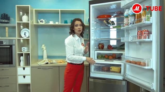 Видеообзор холодильника Samsung RL55TGBIH RL55TEBSL, RL55TEBVB с экспертом М Видео смотреть онлайн