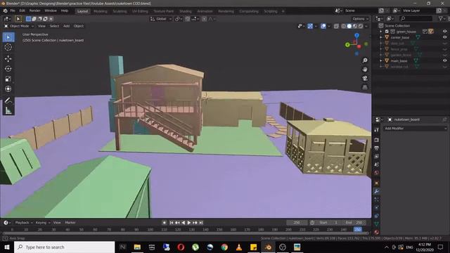 MAKING THE CALL OF DUTY NUKETOWN MAP IN BLENDER 2.9 смотреть онлайн