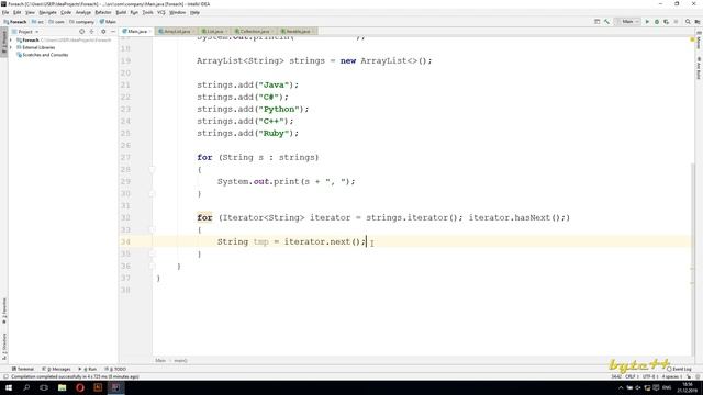 Java. Цикл Foreach. Интерфейс Iterator. Iterable. Урок 11