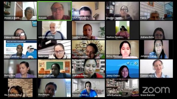 Conversatorio online: La humanidad capítulo v educar es enseñar a amar