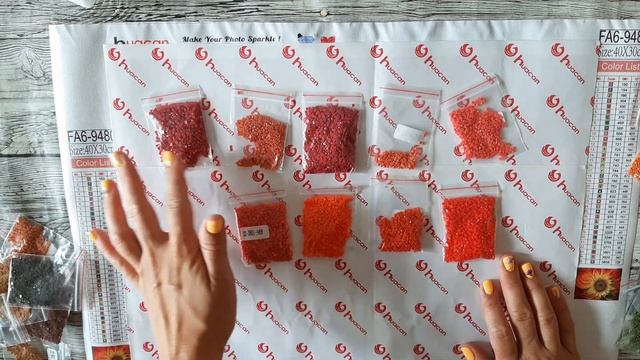Набор алмазной мозаики от Huacan. Обзор, процесс и готовая картина смотреть онлайн