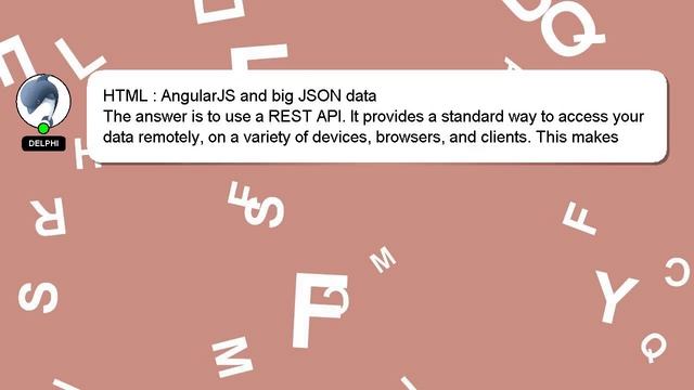 HTML : AngularJS and big JSON data смотреть онлайн