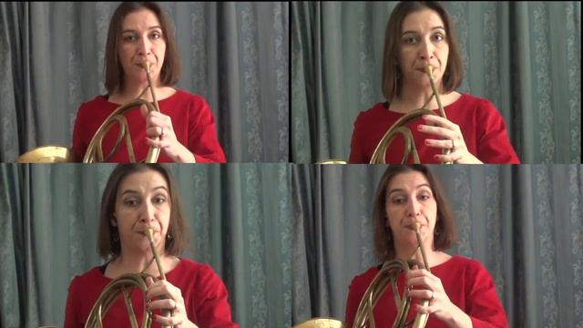 "Deck the Halls with Boughs of Holly" arranged for natural horn quartet смотреть онлайн