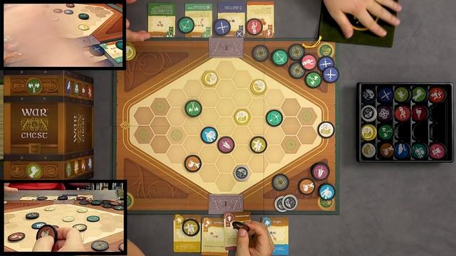 СУНДУК ВОЙНЫ / WAR CHEST — обзор и летсплей настольной игры от OMGames / октябрь 2020