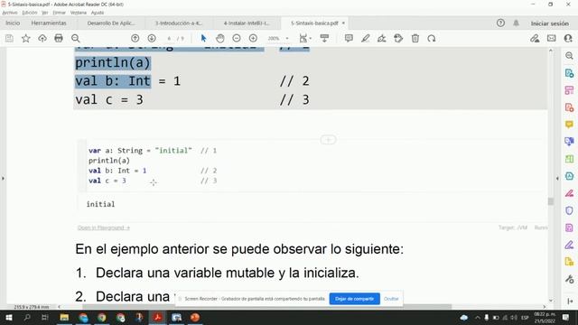 Primeros Pasos en Kotlin: Ejemplo de Sintaxis смотреть онлайн