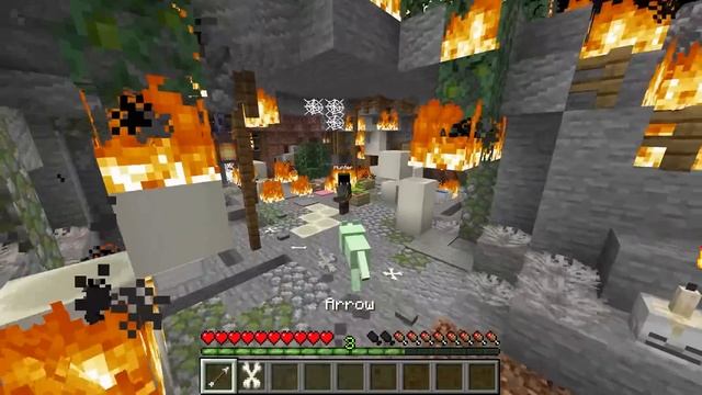 SAVING My WOLF FAMILY In Minecraft! смотреть онлайн