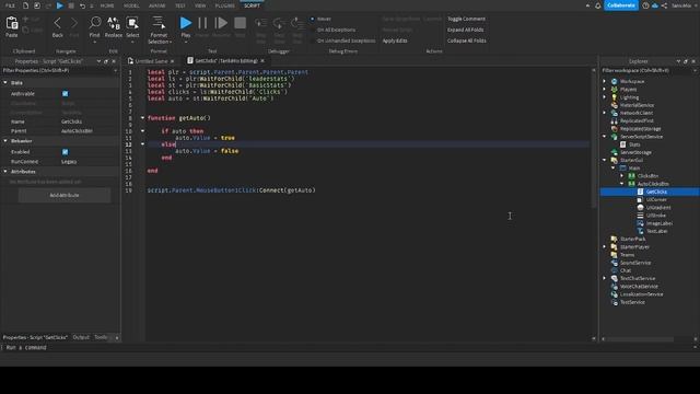 Как сделать кликер симулятор / How to make clicker simulator in roblox studio / part 1 смотреть онлайн