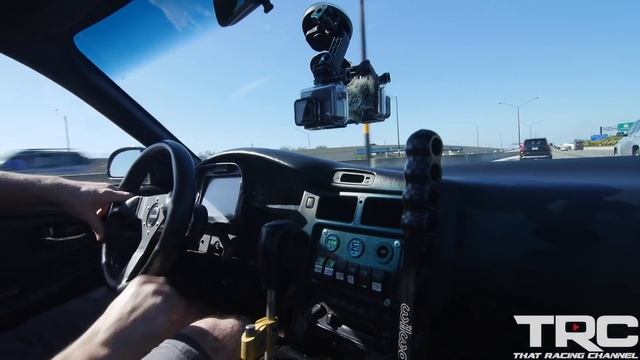 Rowdy K20 MR2 on 40PSI Encounters Supercar on the Highway! смотреть онлайн