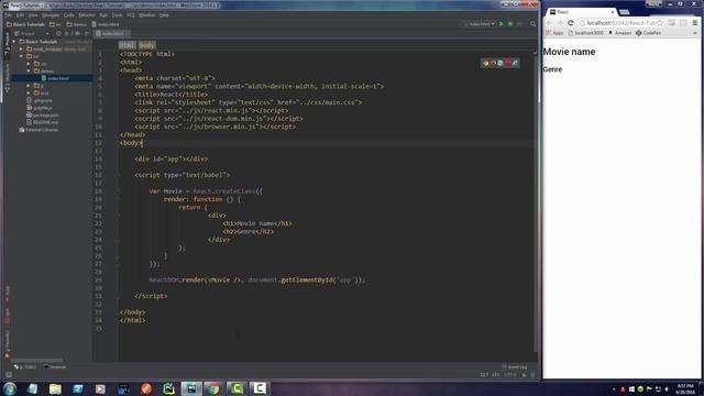 React JS Tutorials for Beginners - 5 - Props смотреть онлайн