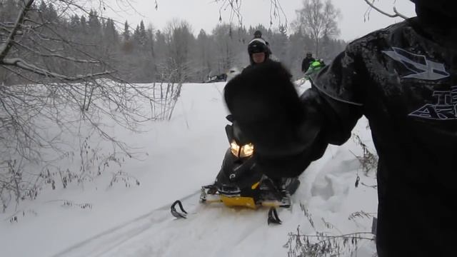Форсирование Волгуши на снегоходе 2 смотреть онлайн