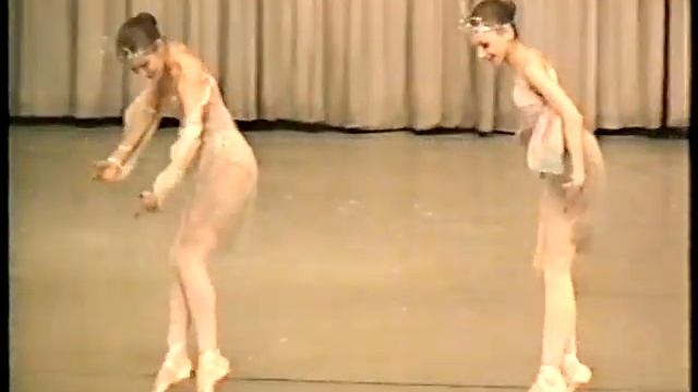 Butterflies Variation. Vaganova Ballet Academy, School Concert, 1995.