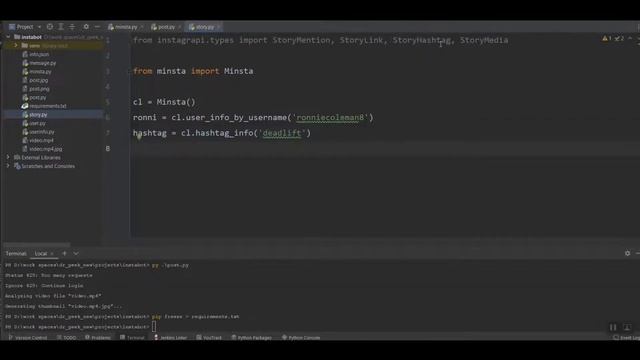 instagrapi - how to build Instagram bot 2022 using pyhton смотреть онлайн