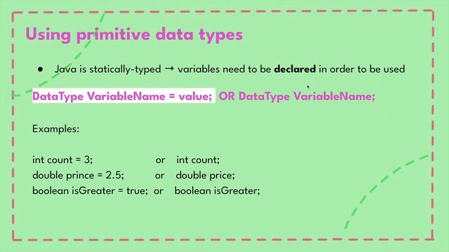 Primitive Data Types смотреть онлайн