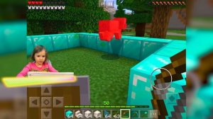 Приручить СОБАКУ и построить АЛМАЗНЫЙ дом в MINECRAFT