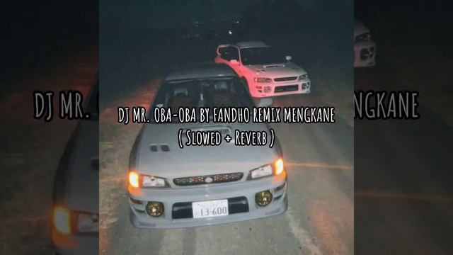DJ MR. OBA-OBA BY FANDHO REMIX MENGKANE ( Slowed + Reverb ) смотреть онлайн
