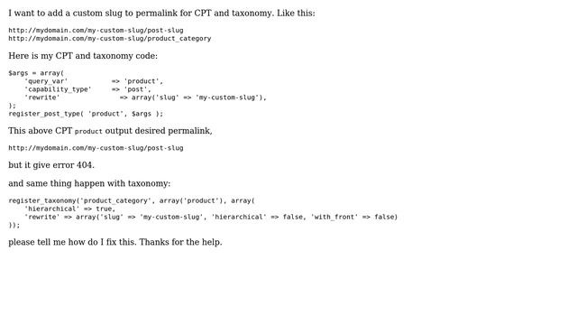 Wordpress: Custom slug in url for CPT and taxonomy смотреть онлайн
