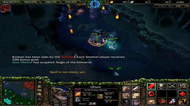 DotA 6.80c - Ursa Warrior Beyond GODLIKE ! смотреть онлайн