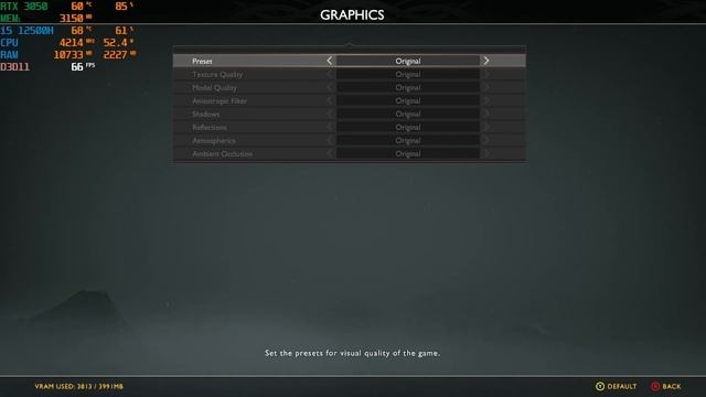 GOD OF WAR IN ACER NITRO 5 2022 I5 12500H RTX 3050 16GB RAM смотреть онлайн