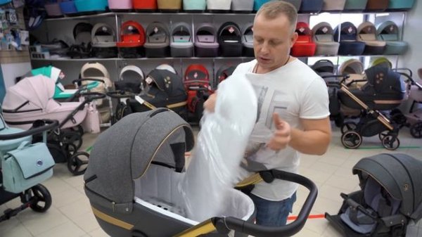 Обзор детской коляски Adamex Cortina @koliaskid.ru, @kolyaska.777 ТЦ АЭРОБУС Москва