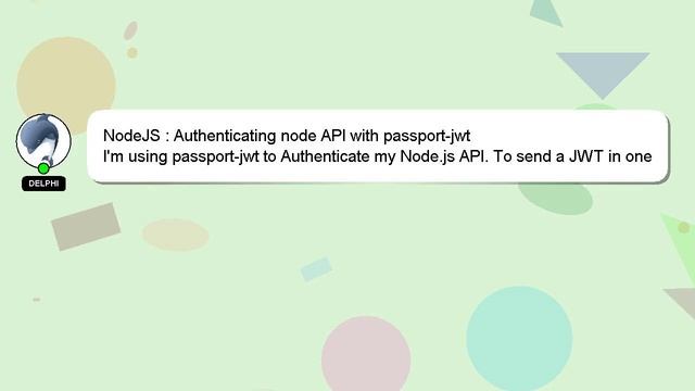 NodeJS : Authenticating node API with passport-jwt смотреть онлайн