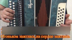 Я тебя целую в губоньки // разбор на гармони в тональности До-диез