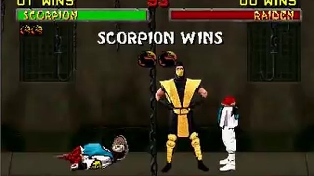 Mortal Kombat 2: Scorpion Finishing Moves смотреть онлайн