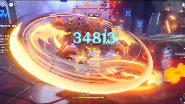 Genshin Impact Abyss 4.5 March 2024 Neuvillette Judgement & Wriothesley Melt смотреть онлайн