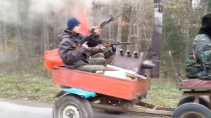 гусеничный привод на мотоблоке Рысь