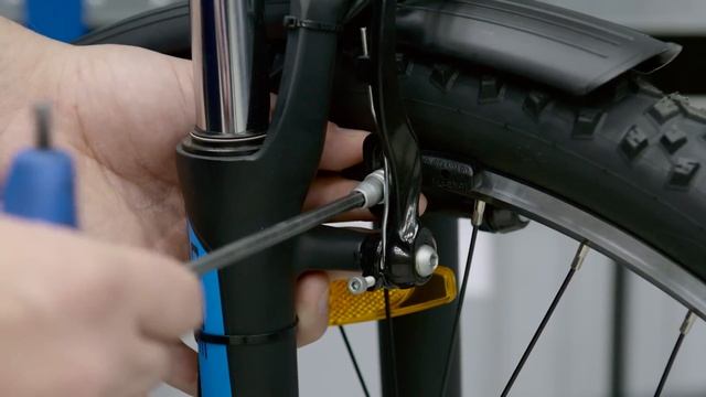 Как настроить ободные тормоза V-brake велосипеда смотреть онлайн